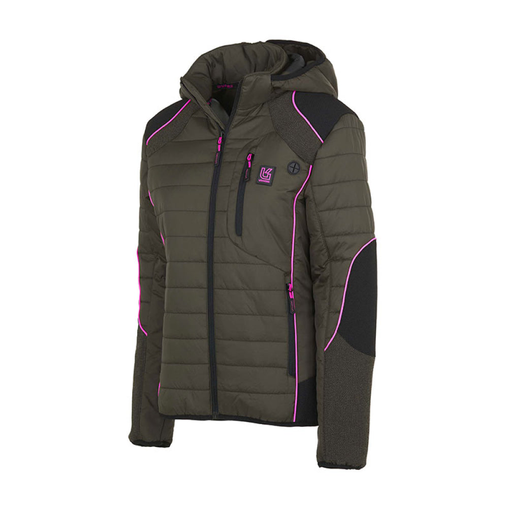 Univers - Donna Giacca Dolomiti Verde/Rosa Fluo