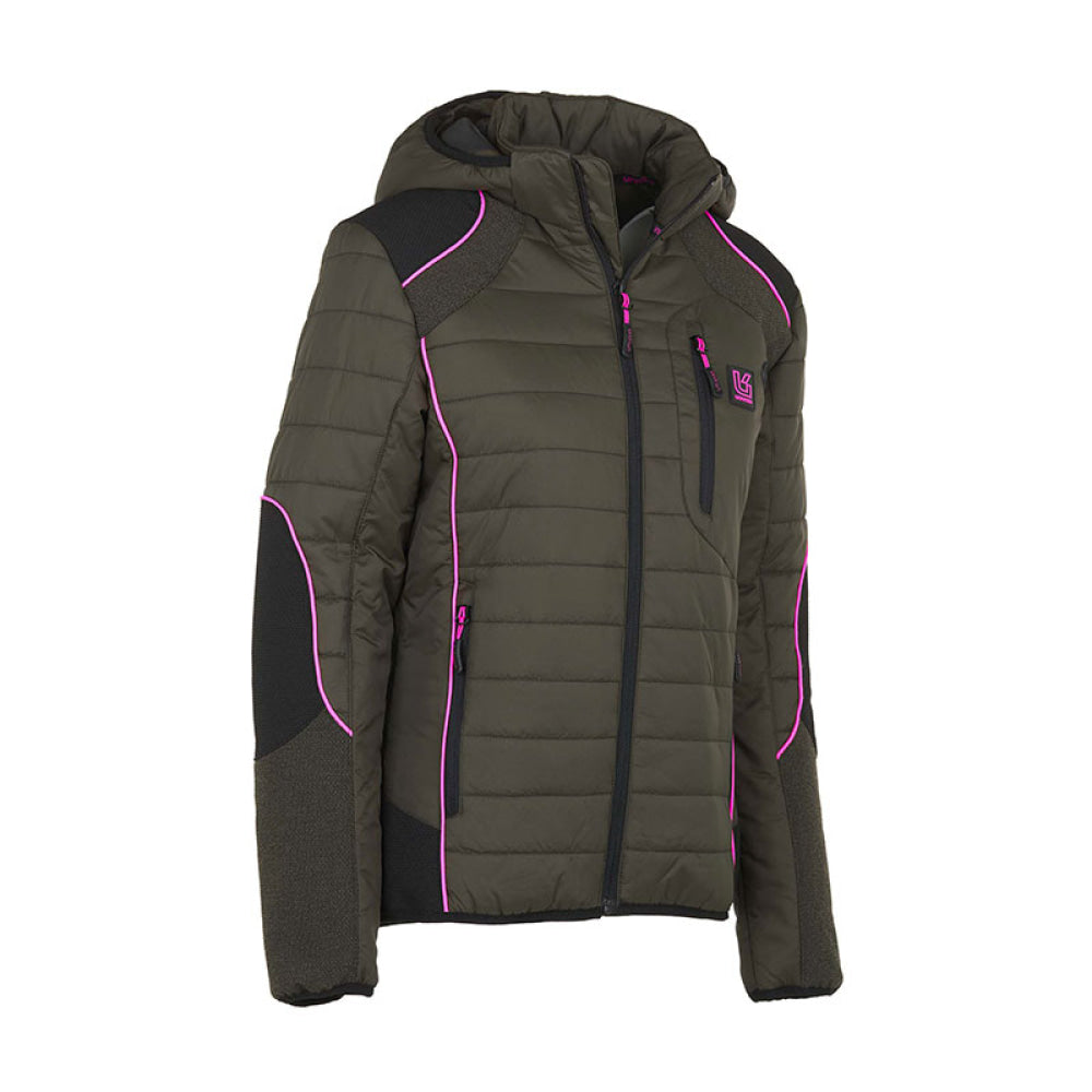 Univers - Donna Giacca Dolomiti Verde/Rosa Fluo