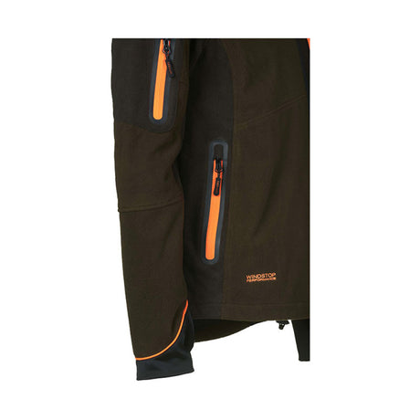 Univers - Giacca Caccia Guardian Windstop Verde/Arancio