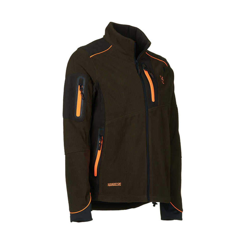 Univers - Giacca Caccia Guardian Windstop Verde/Arancio