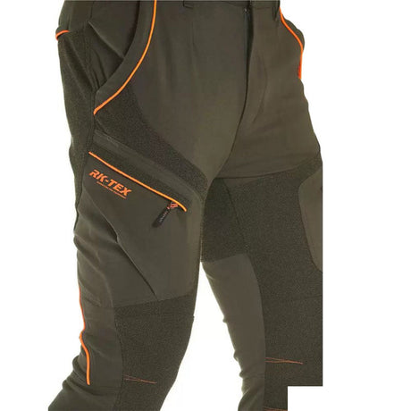 Univers - Pantalone Elasticizzato Alpi Verde/Arancio