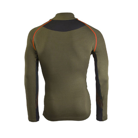 X Tech - Felpa Con Zip Intera Compass Verde