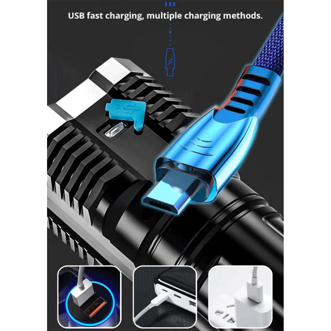 HIGH LIGHTING 4 LED TORCH