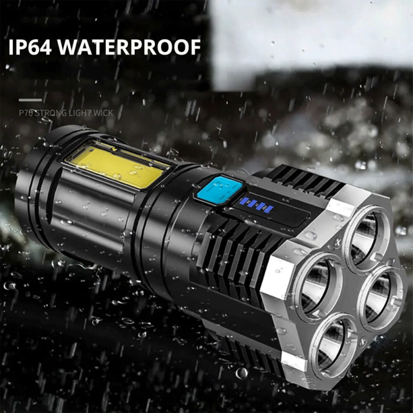 HIGH LIGHTING 4 LED TORCH