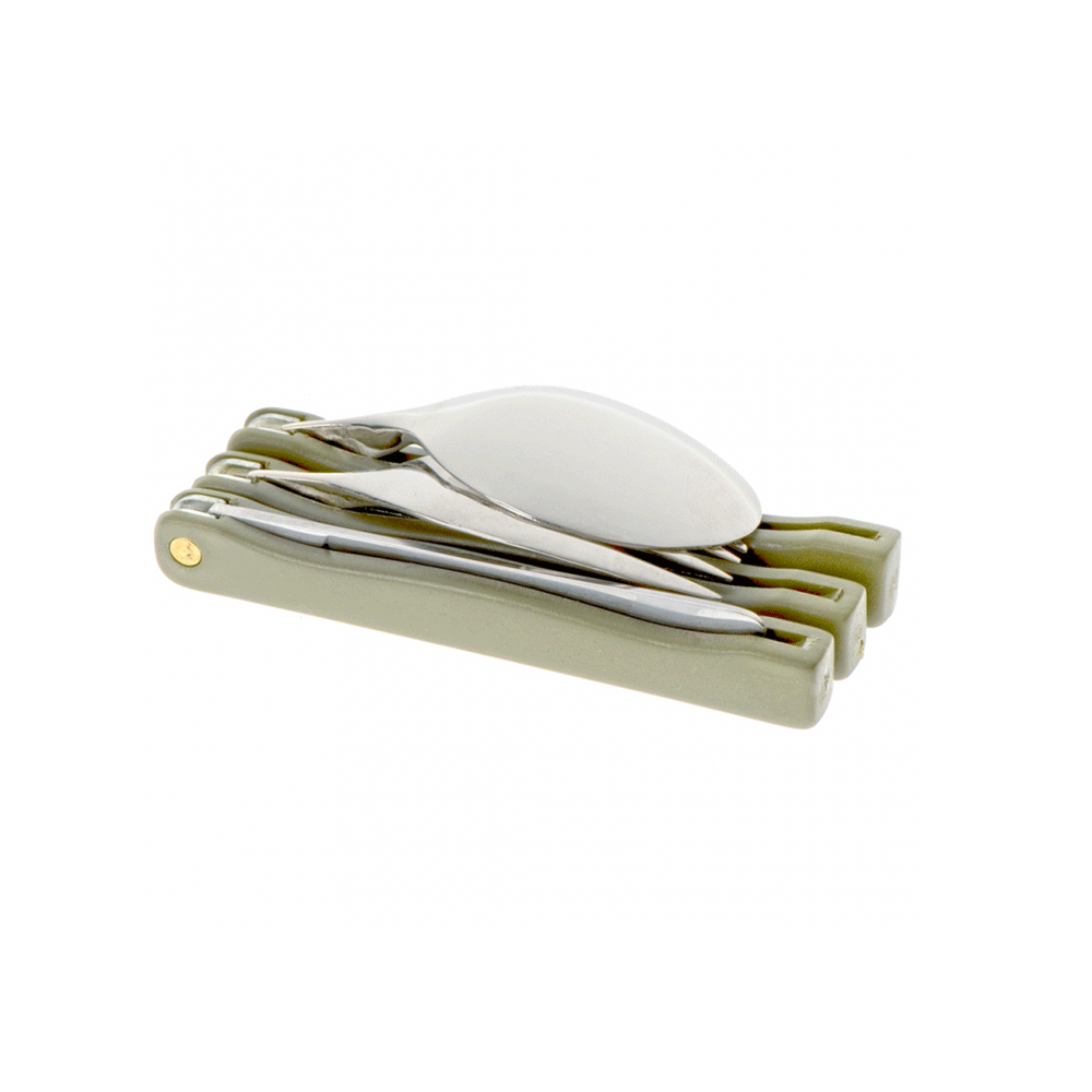 FOSCO INDUSTRIES - 3PC CUTLERY SET OD GREEN