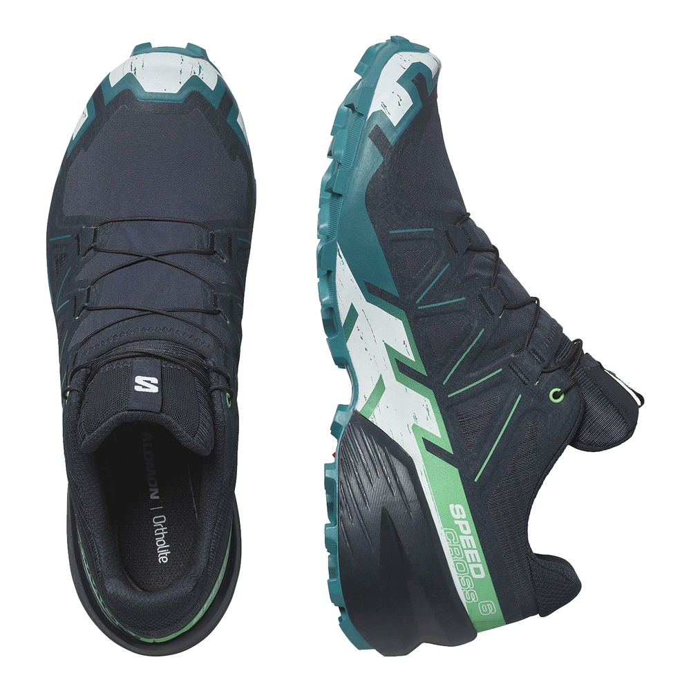 SALOMON - MEN - SPEEDCROSS 6 Carbon / Tahitian Tide / White