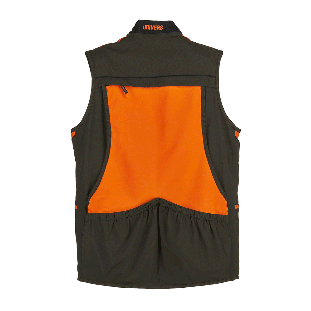 GILET - UOMO - UNIVERS - CACCIA ELASTICIZZATO ALPI Verde/Arancio