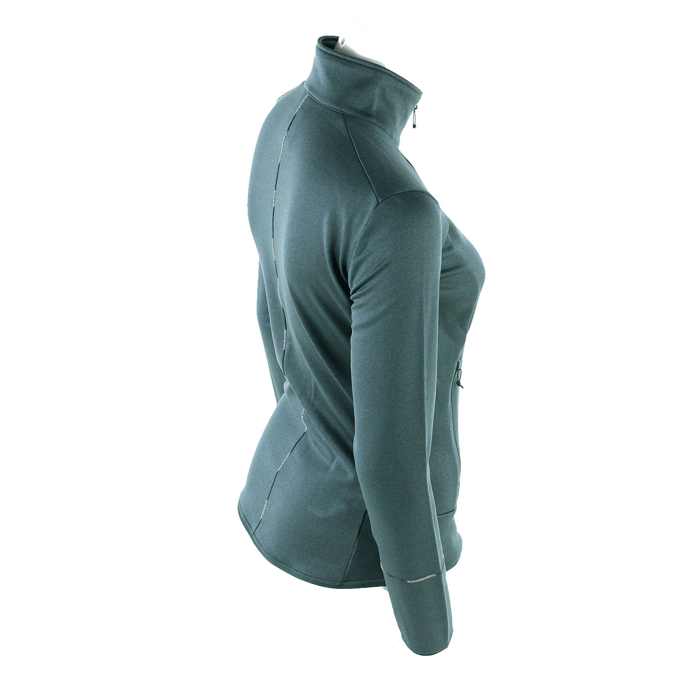 SWEATER/FLEECE - SALOMON - WOMAN - DISCOVERY FZ W Green Gables MIDLAYER JACKET