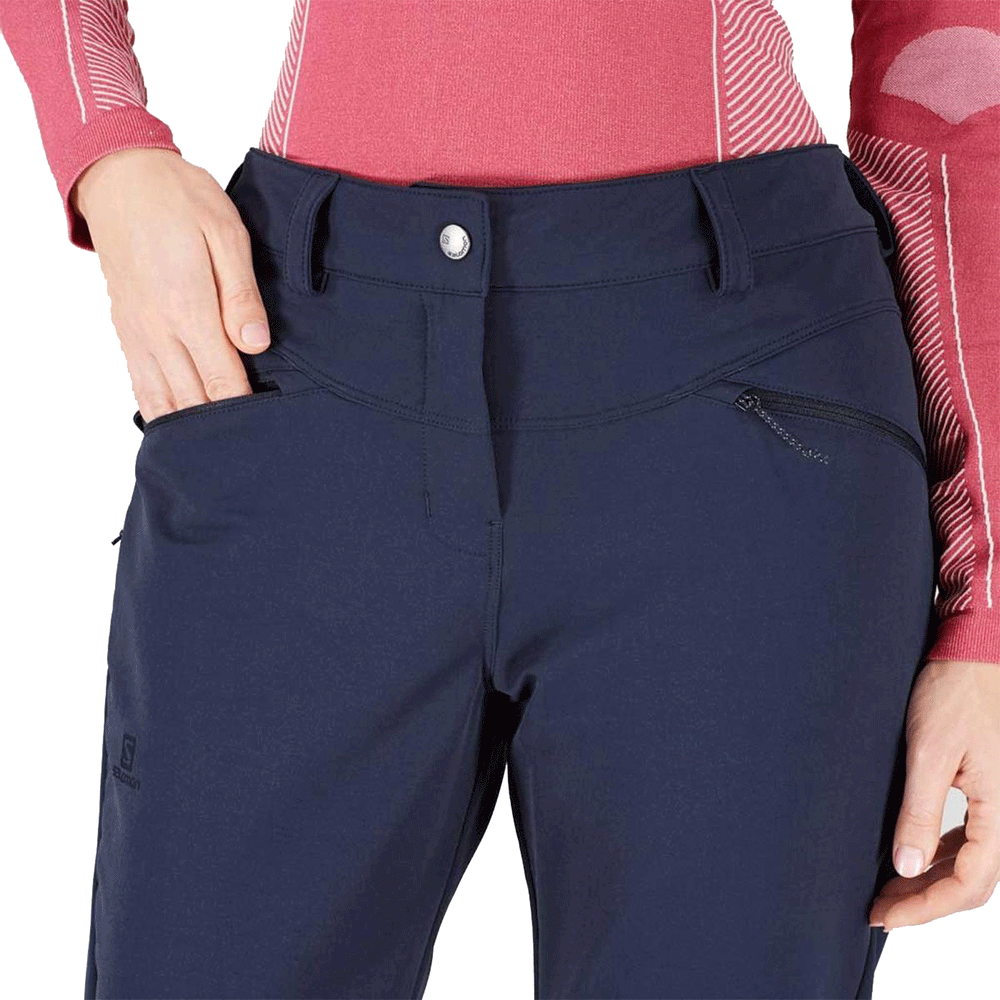 PANTALONE - SALOMON - DONNA - WAYFARER WARM STRAIGHT PANT W Night Sky