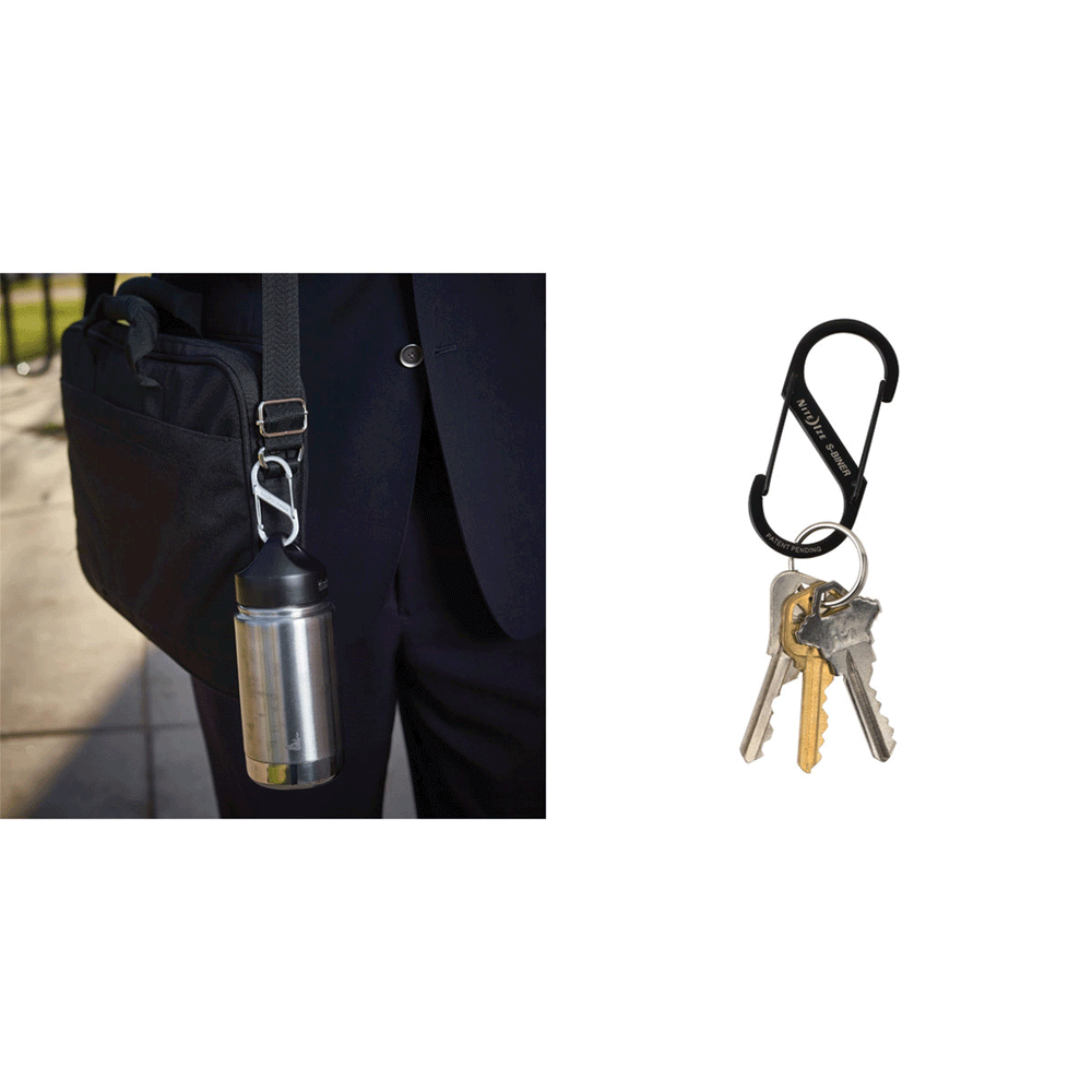 NITEIZE - PORTACHIAVI S-BINER® STAINLESS STEEL DUAL CARABINER #3