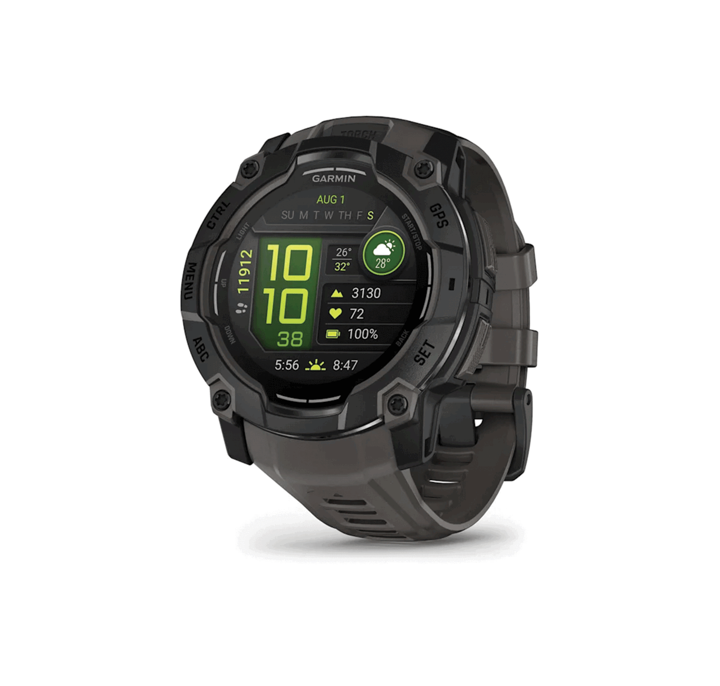 OROLOGIO - GARMIN - INSTINCT® 3 | 50MM | AMOLED | Black con cinturino silicone Charcoal