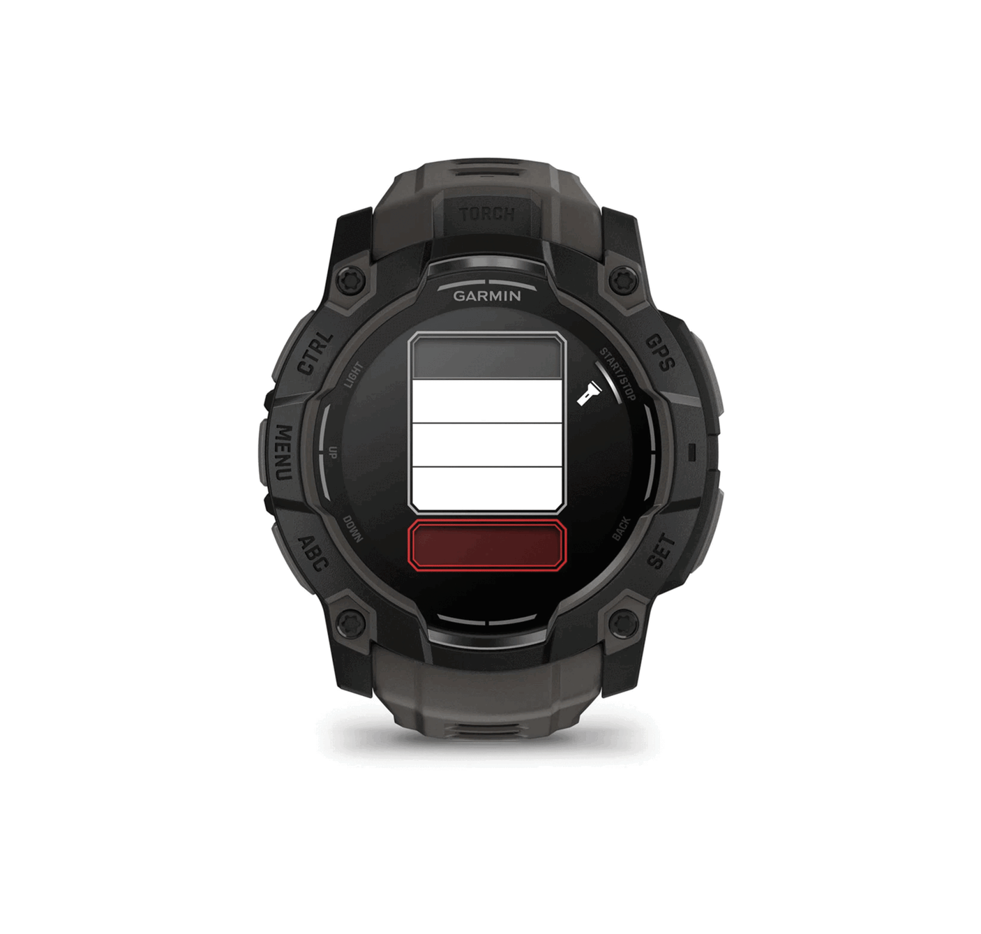 OROLOGIO - GARMIN - INSTINCT® 3 | 50MM | AMOLED | Black con cinturino silicone Charcoal