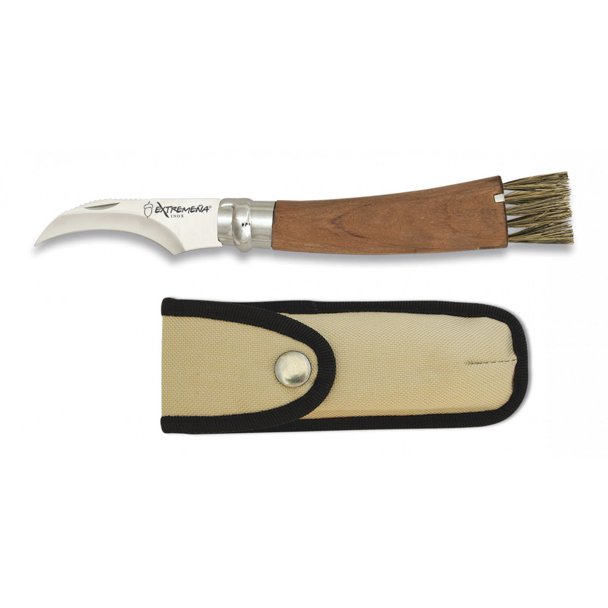 EXTREMENA - COLTELLO FUNGHI CON FODERO (INOX)
