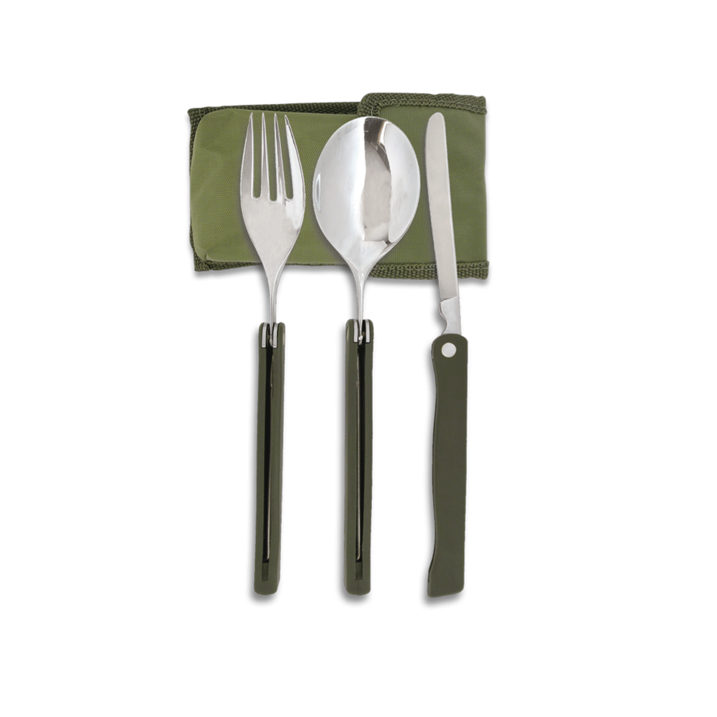 ALBAINOX - CAMPING CUTLERY SET WITH CASE