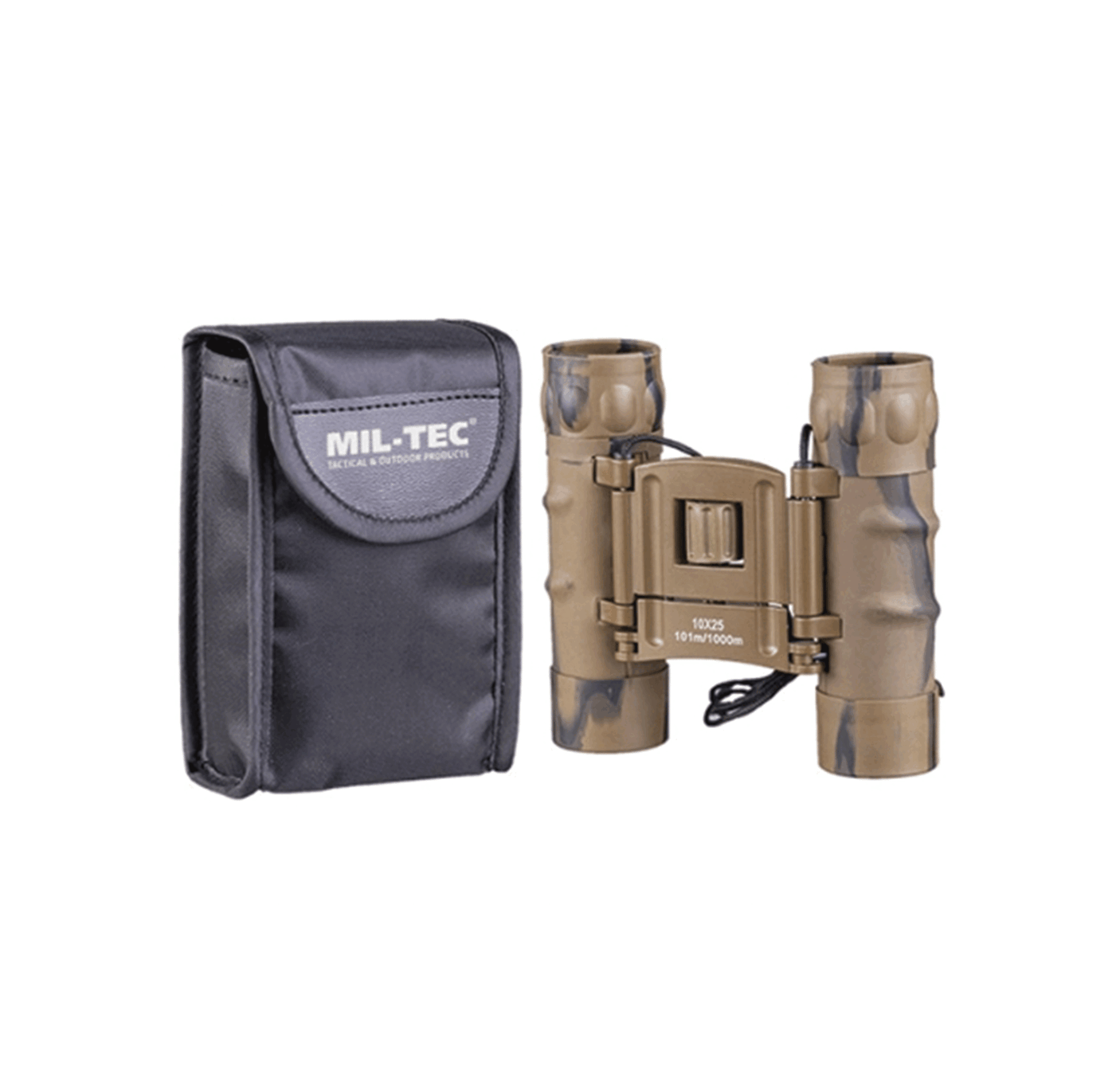 BINOCULARS - MIL-TEC - 10x25 COLLAPSIBLE GEN.II