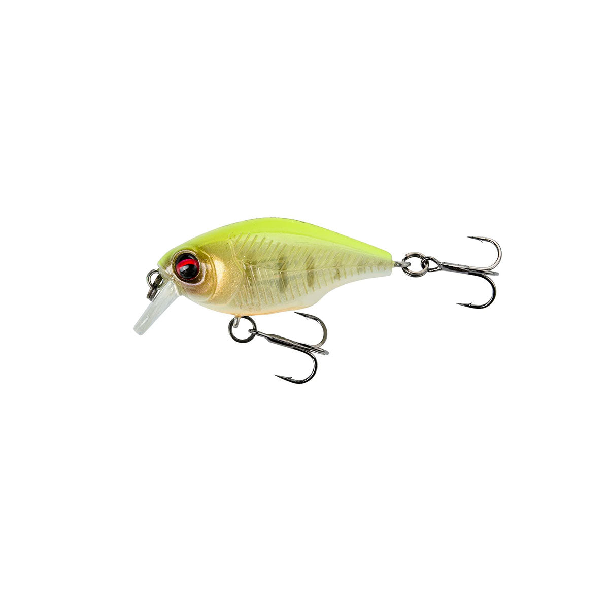 SAVAGE GEAR - PETIT GRAVITY CRANK | 4cm 4.3g | SR 0-0.3m | Slow Floating | Fluorescent Yellow Tiger
