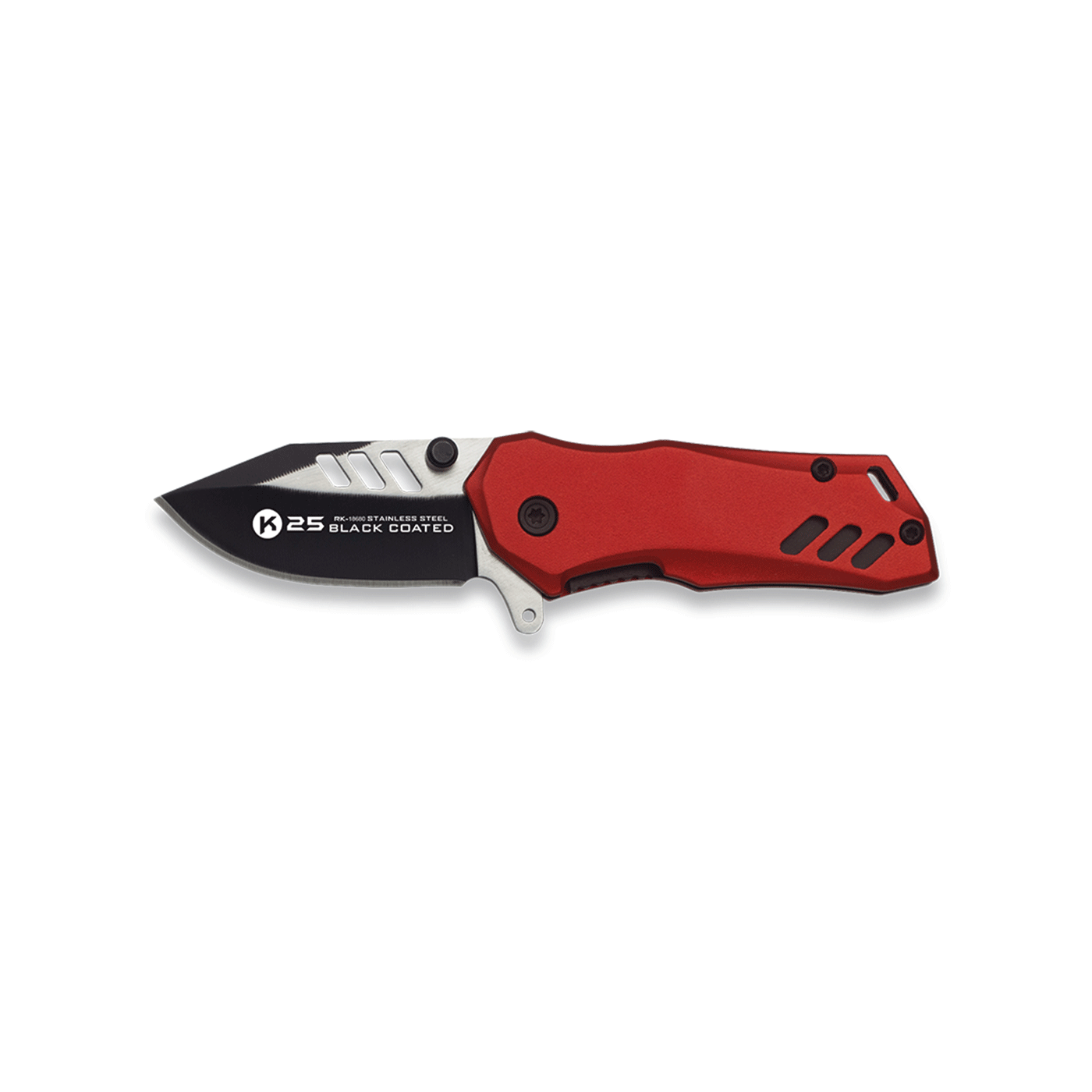 KNIFE - K25 RED POCKET KNIFE BLADE 5 cm