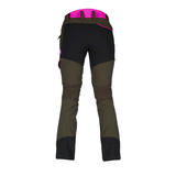 PANTALONE - UNIVERS - DONNA - CACCIA TOFANE SOFTSHELL U-TEX Verde/Fucsia