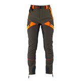 PANTALONE - UNIVERS - DONNA - CACCIA SOFTSHELL U-TEX Verde/Arancio
