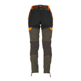 PANTALONE - UNIVERS - DONNA - CACCIA SOFTSHELL U-TEX Verde/Arancio