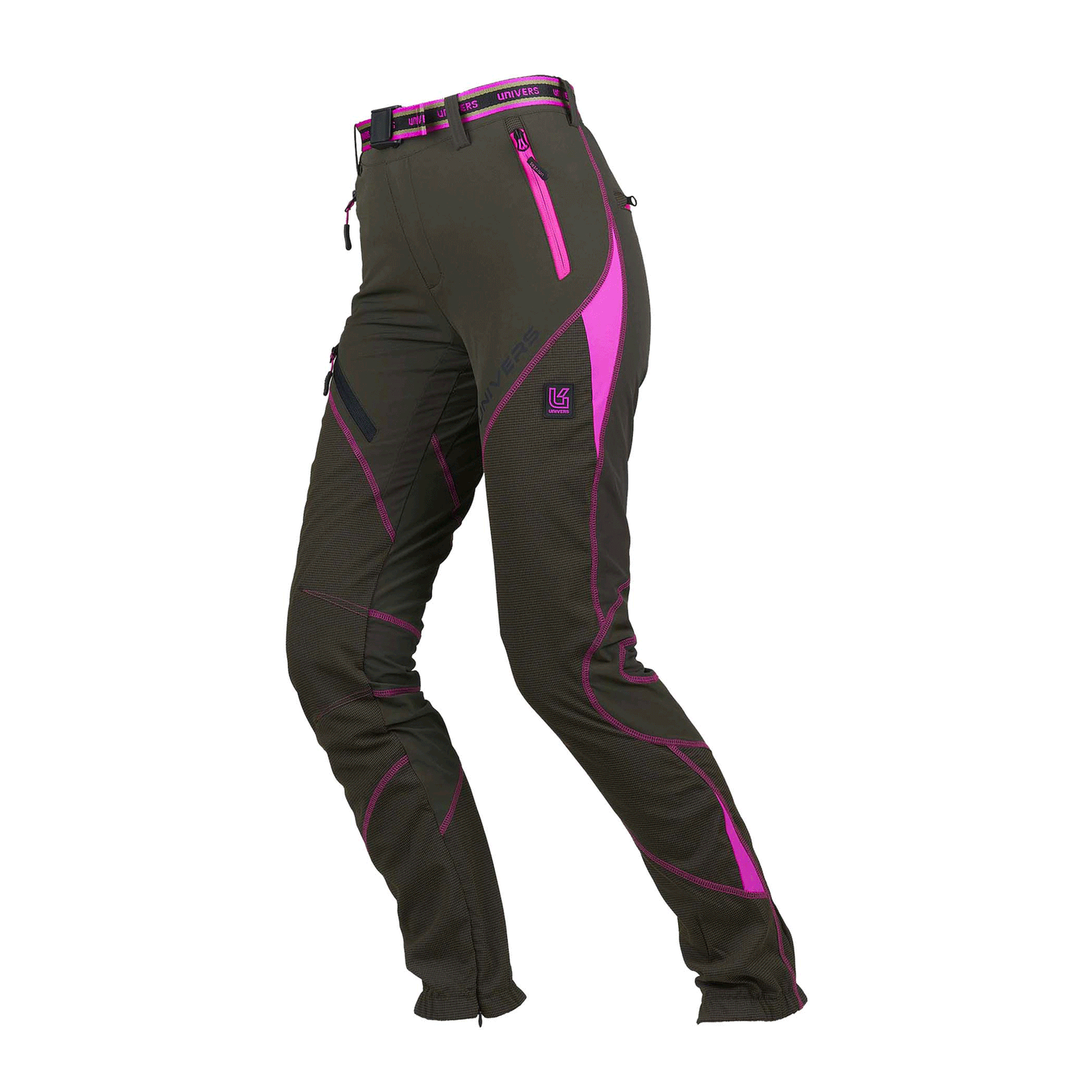 PANTALONE - UNIVERS - DONNA - CACCIA SALO’ Verde/Fucsia