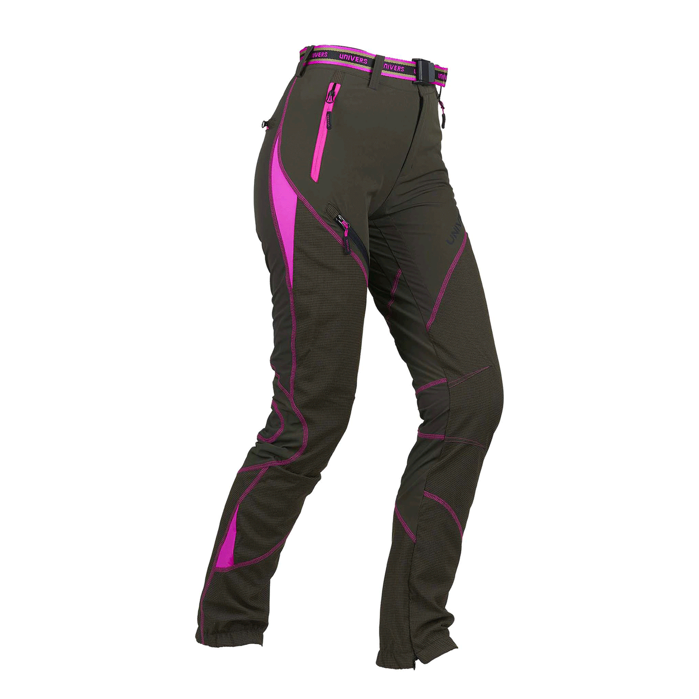 PANTALONE - UNIVERS - DONNA - CACCIA SALO’ Verde/Fucsia