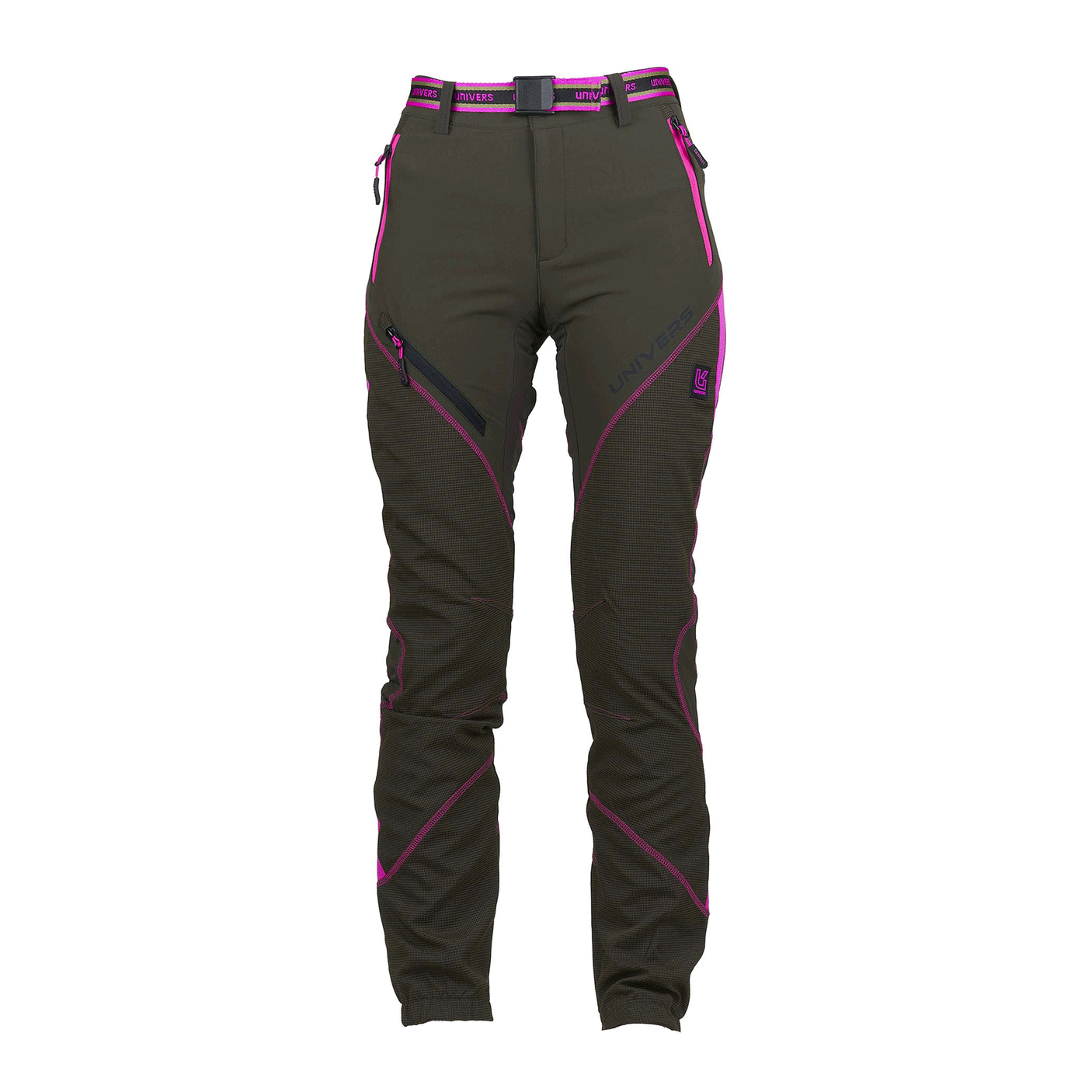 PANTALONE - UNIVERS - DONNA - CACCIA SALO’ Verde/Fucsia