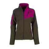 UNIVERS - DONNA - GIACCA CACCIA LINCE PILE Verde/Fucsia