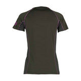 T-SHIRT - DONNA - UNIVERS - DRY-ACTIVE Verde/Fucsia