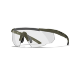 WILEY X - SABER ADVANCED 3 LENSES OD GREEN FRAME GRAY GLASSES | CLEAR | LIGHT RUST LENS