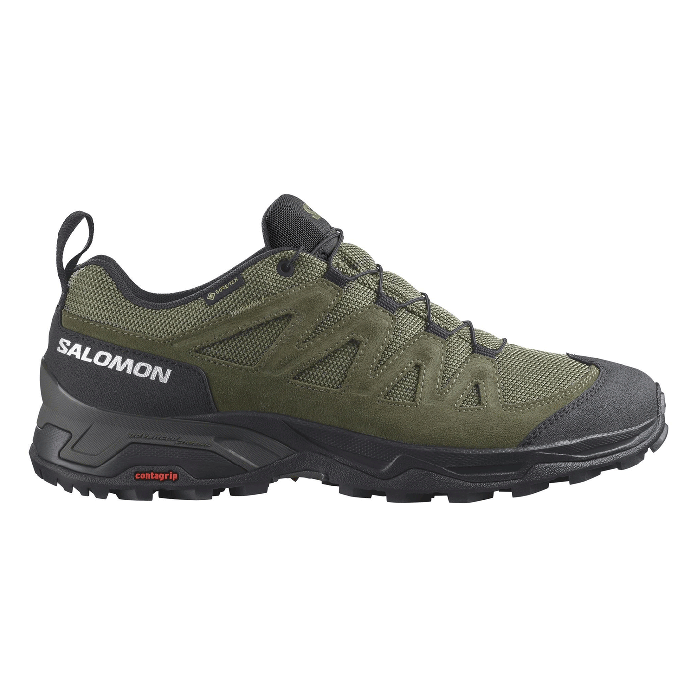 SALOMON - MEN - X WARD LEATHER GTX Deep Lichen Green / Black / Olive Night