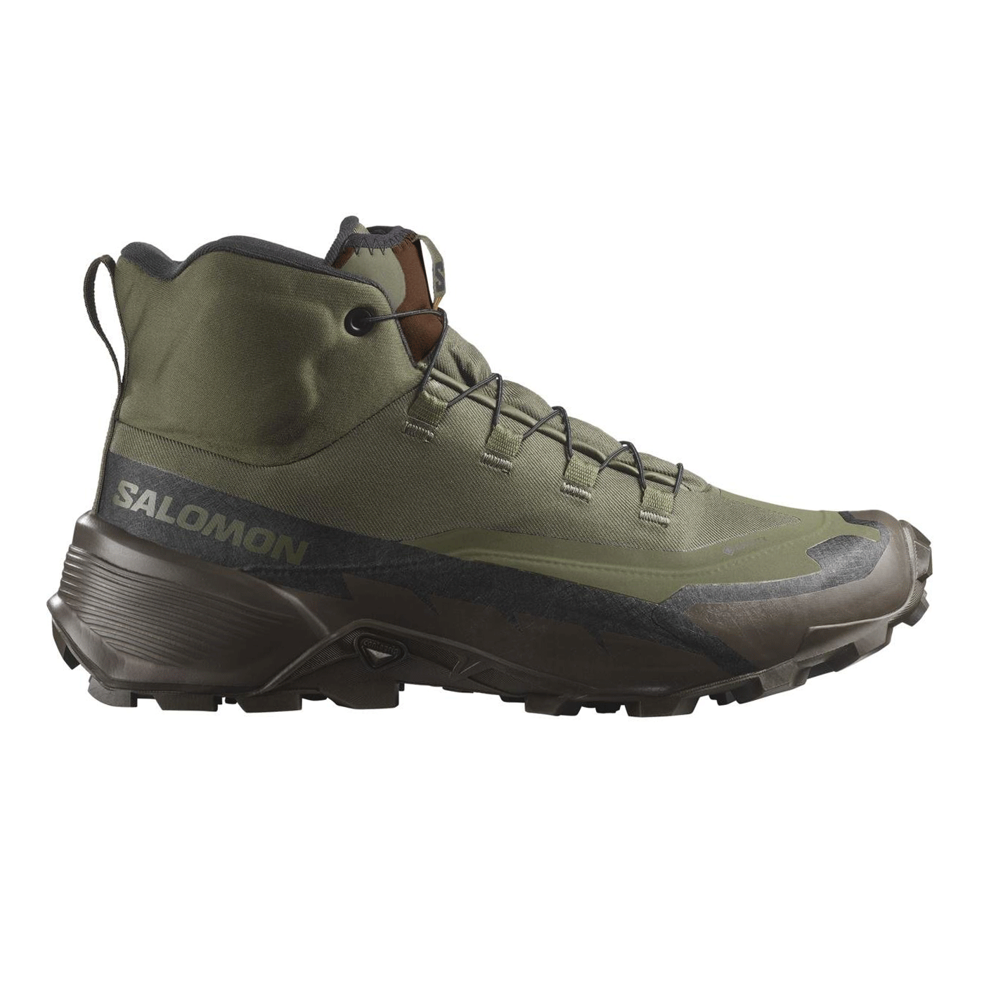 SALOMON - UOMO - CROSS HIKE TRACKER GTX Ranger Green / Earth Brown / Black