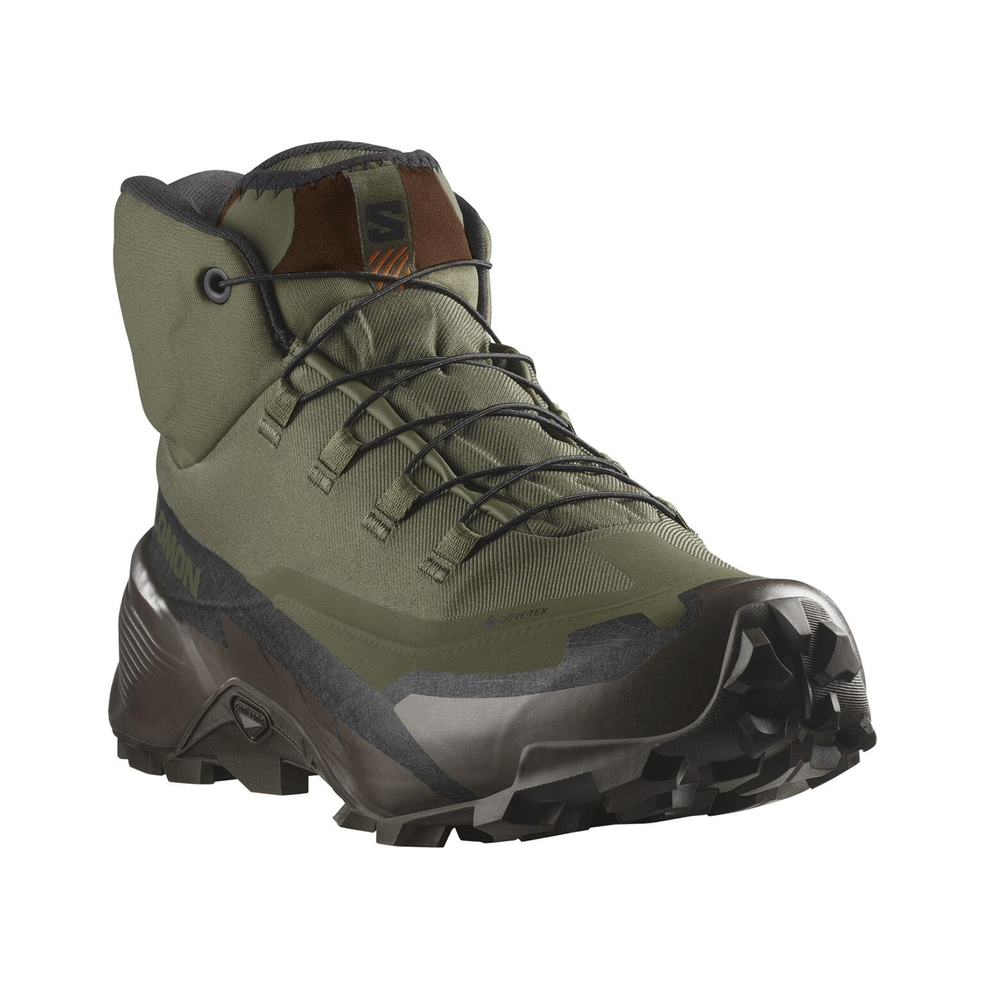 SALOMON - MEN - CROSS HIKE TRACKER GTX Ranger Green / Earth Brown / Black