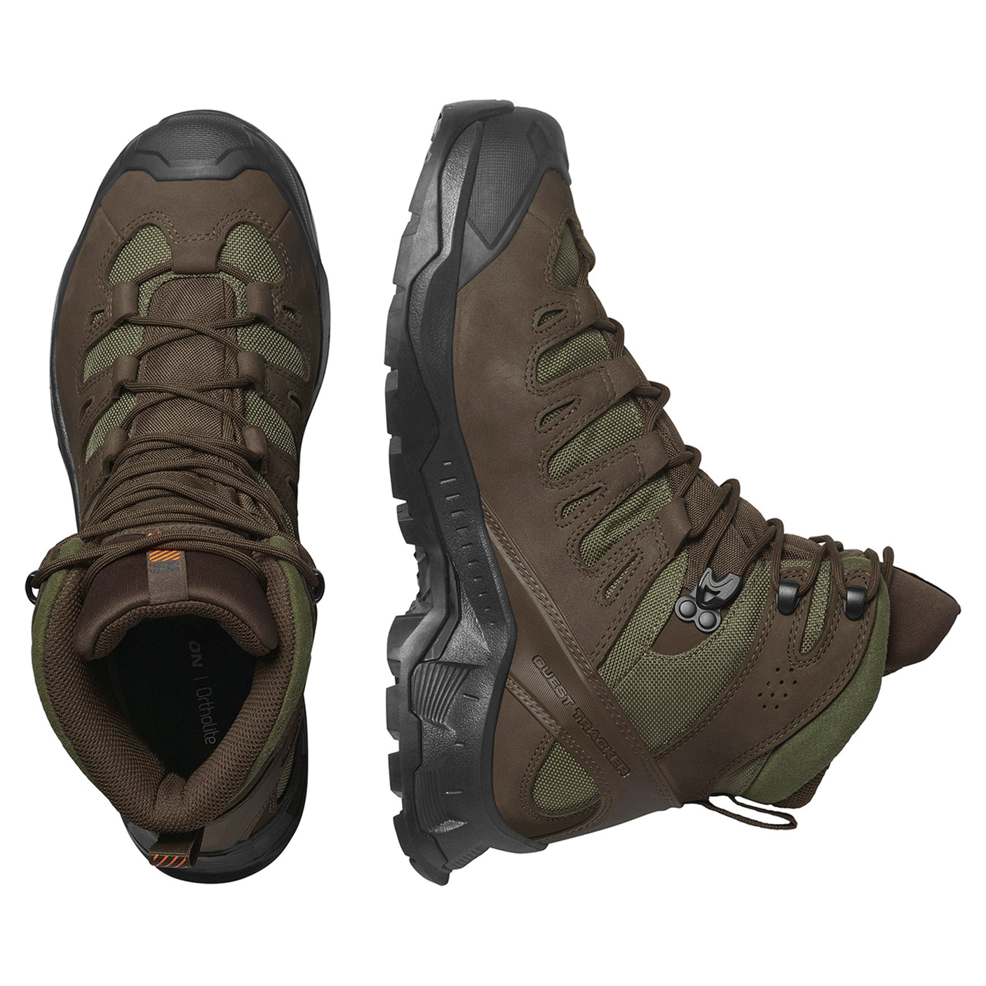 SALOMON - UOMO - QUEST TRACKER GTX Earth Brown / Ranger Green / Black