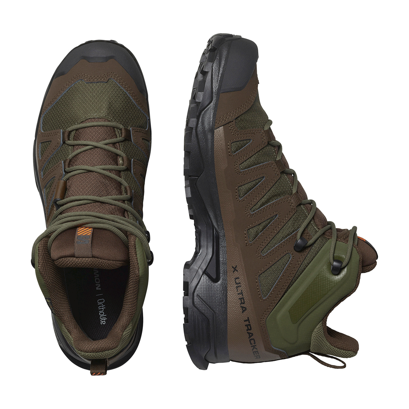 SALOMON - MEN - X ULTRA TRACKER GTX Ranger Green / Earth Brown / Black