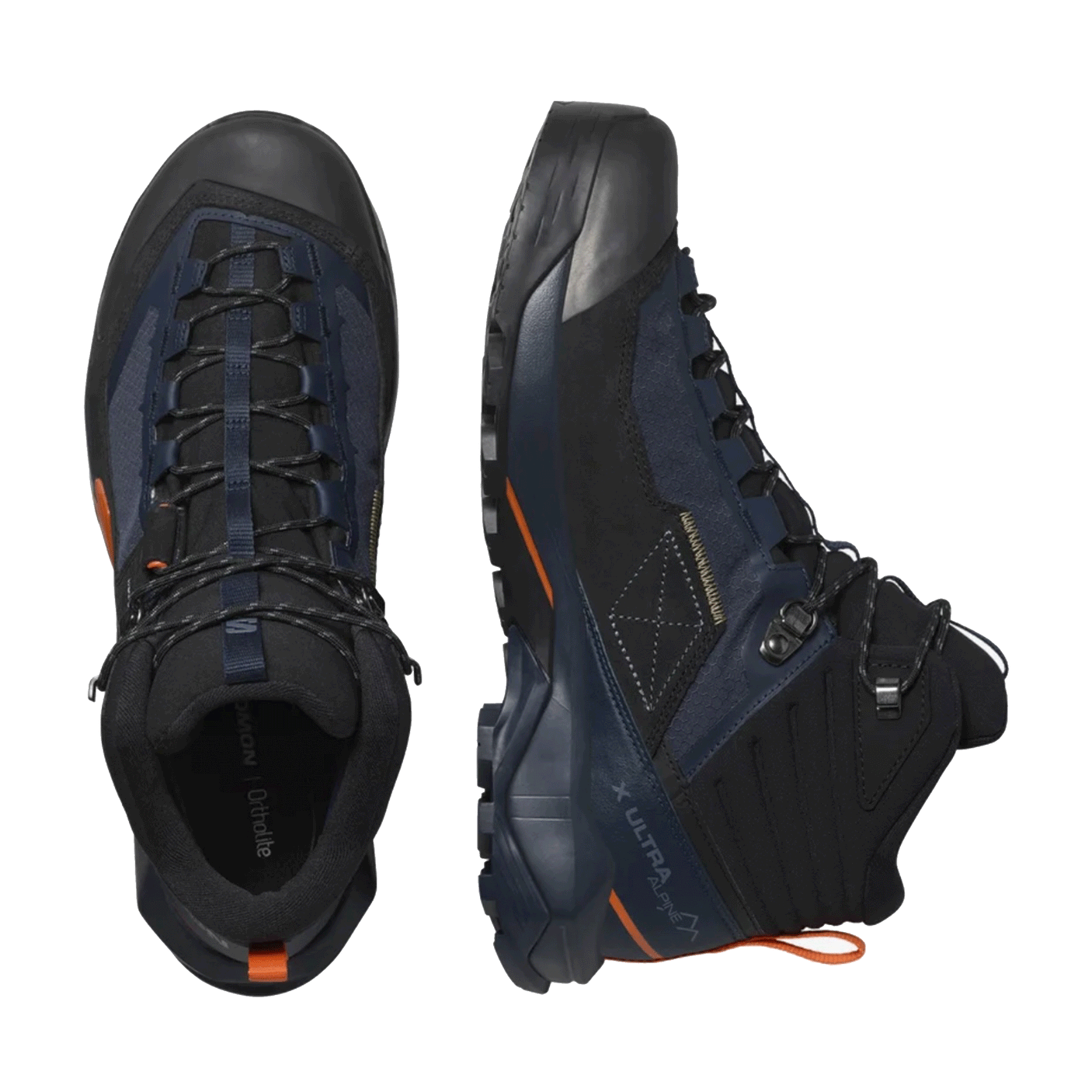 SALOMON - UOMO - X ULTRA ALPINE MID GTX Blue Nights / Black / Red Orange