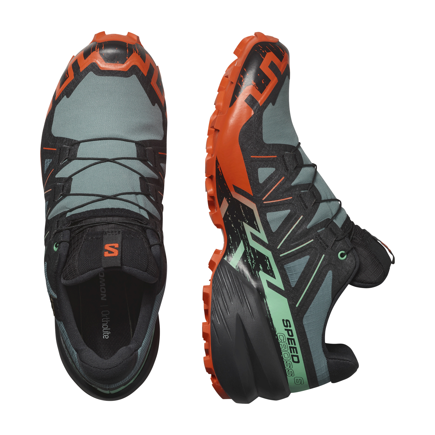 SALOMON - MEN - SPEEDCROSS 6 GTX North Atlantic / Black / Cherry Tomato