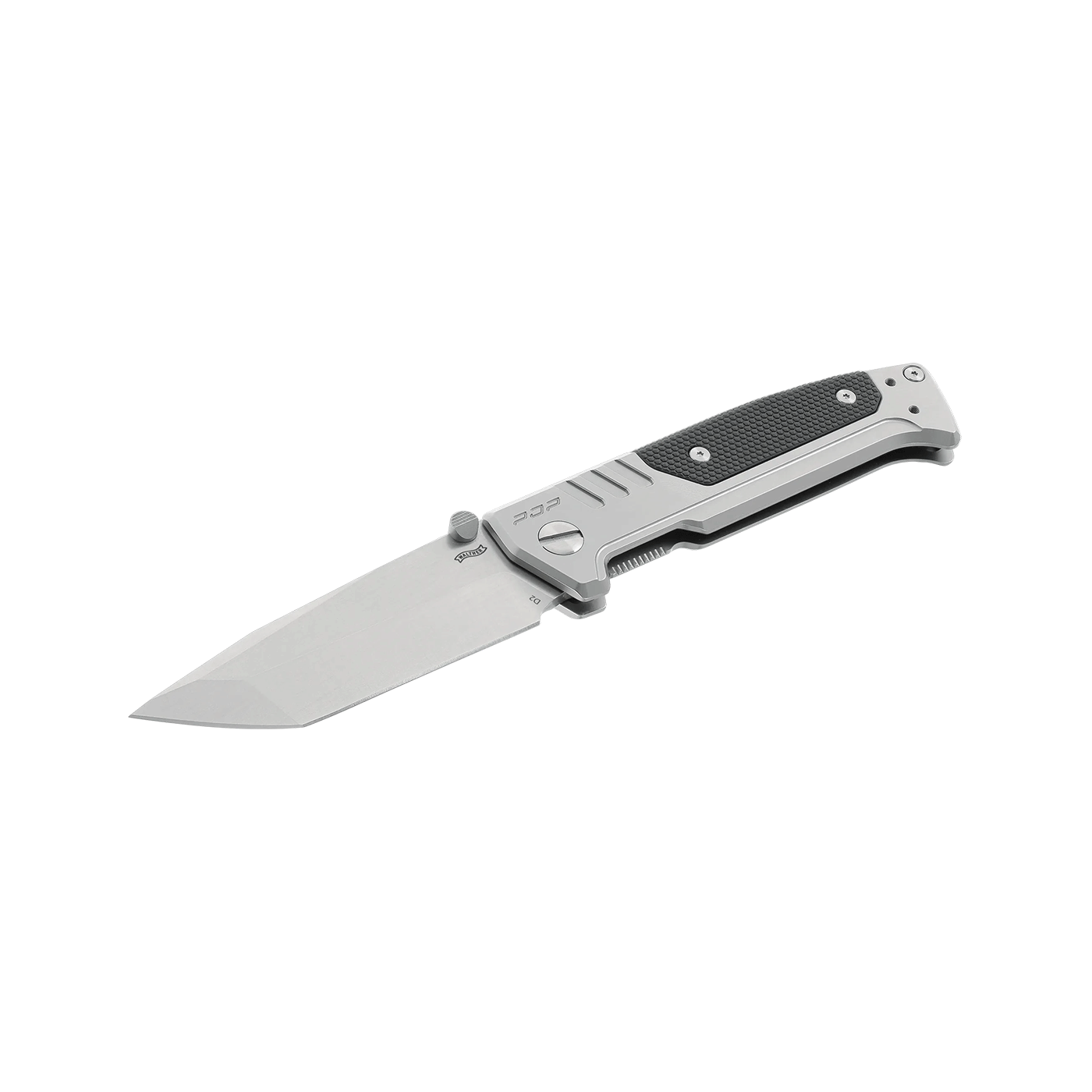 KNIFE - WALTHER/UMAREX - PDP STEEL FRAME TANTO FOLDER PLAIN, BEAD-BLAST