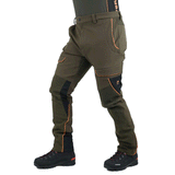 PANTS - MASSERIA - MICROFIBER Olive / Orange Fluo