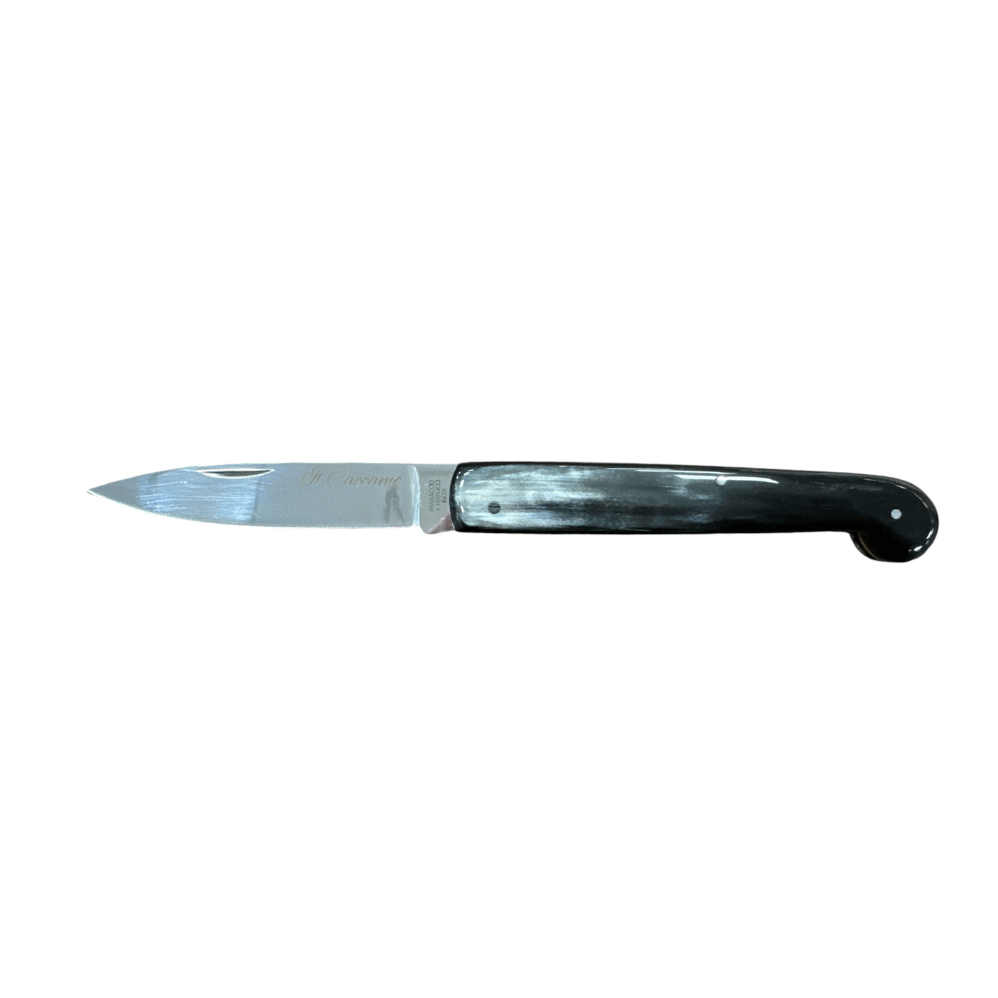 KNIFE - IL CACCAMO POLISHED HORN CHEEKS 19cm