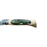 COLTELLO - OPINEL -  N.6 INOX REALIZZATO A MANO CON VIPERA