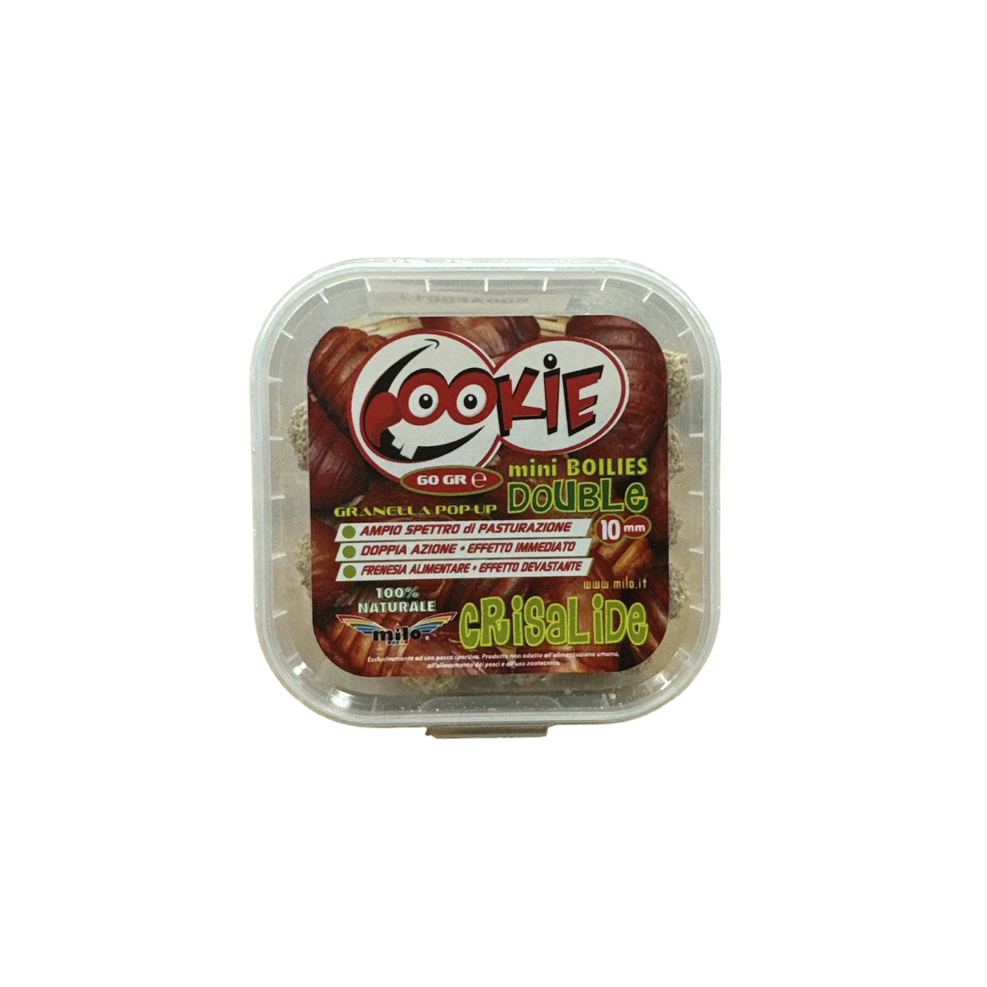 MILO - COOKIE MINI BOILIES DOUBLES 60GR 10mm CHRYSALIS