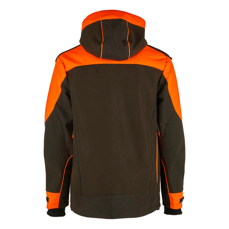 JACKET - UNIVERS - HUNTING MERANO MICROFIBER U-TEX Green/Orange