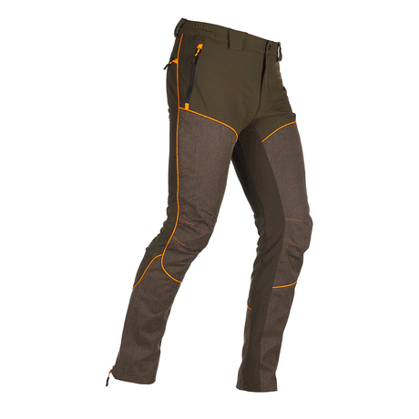 PANTALONE - UOMO - UNIVERS - CACCIA ARMOR KEVLAR® Verde/Arancio