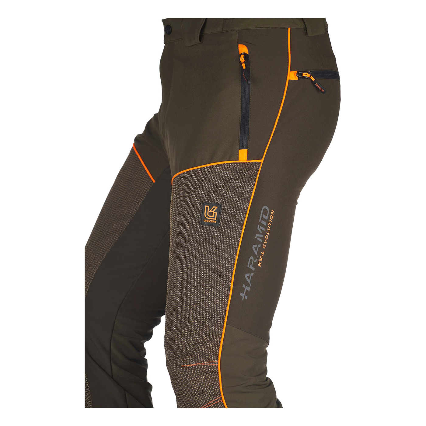 PANTALONE - UOMO - UNIVERS - CACCIA ARMOR KEVLAR® Verde/Arancio