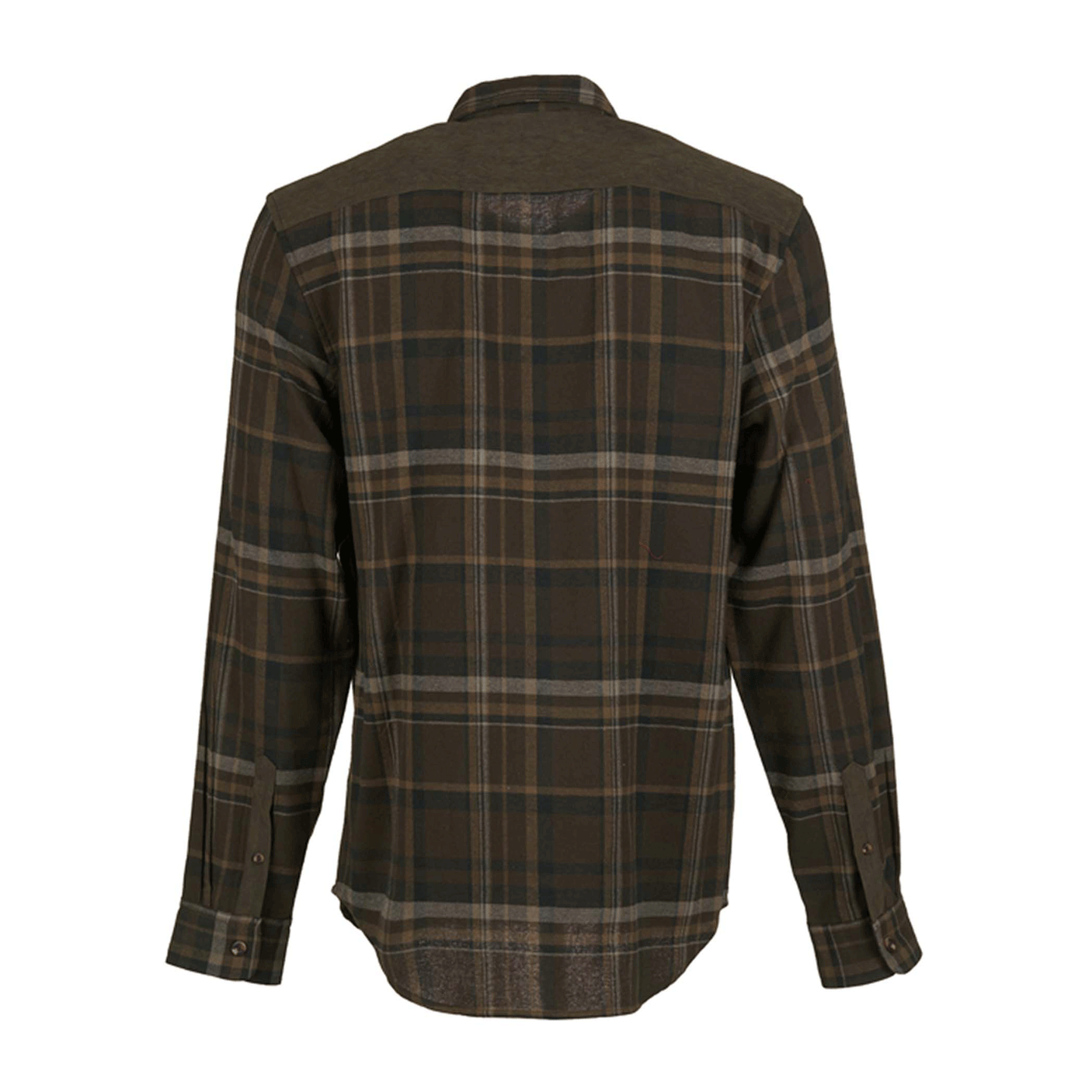 UNIVERS - FLANNEL HUNTING SHIRT WITH SCOTTISH SUEDE