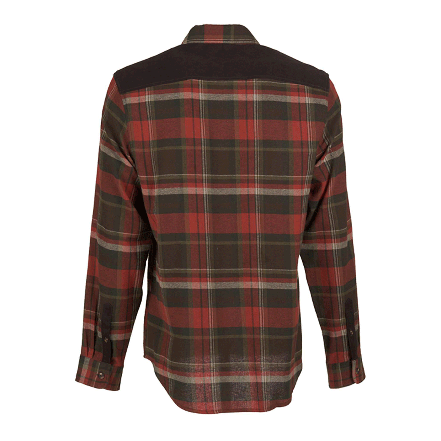 UNIVERS - CAMICIA CACCIA FLANELLA CORDURA CON SUEDE SCOZZESE