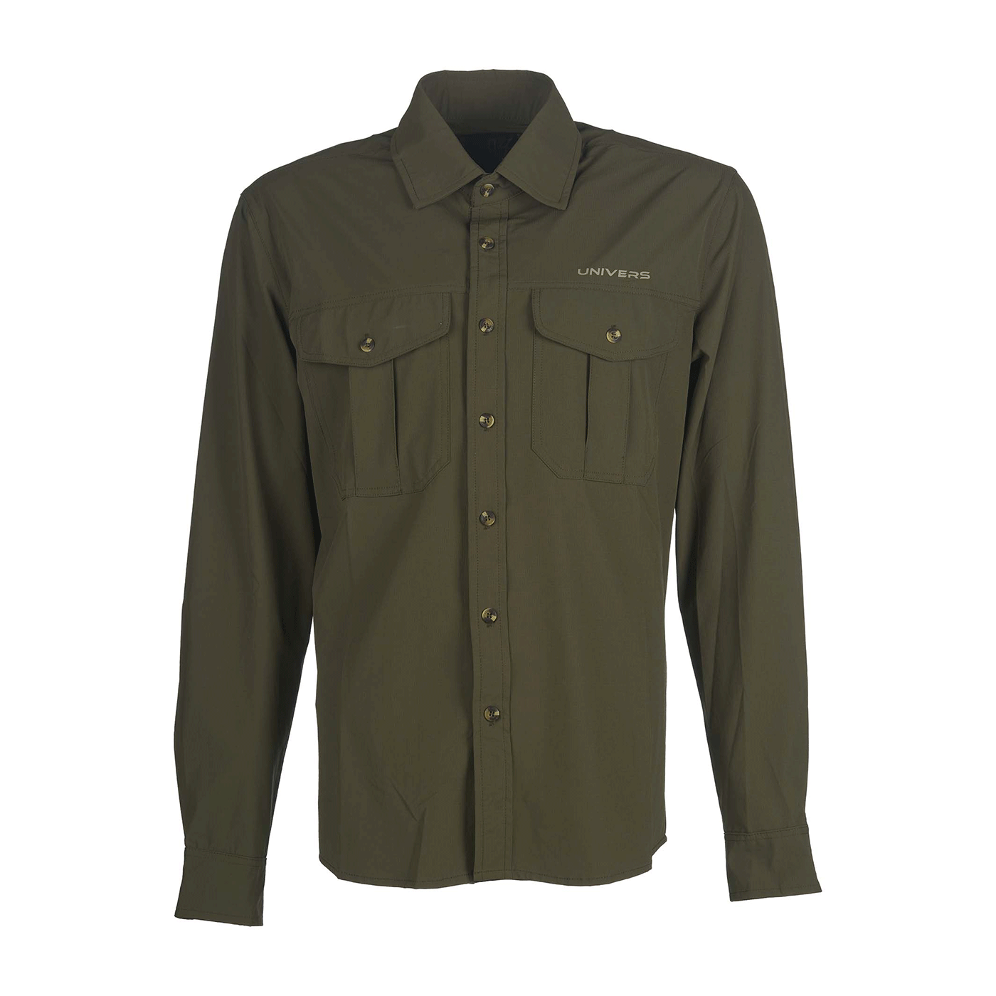 UNIVERS - PINZOLO 4-WAY STRETCH GREEN SHIRT