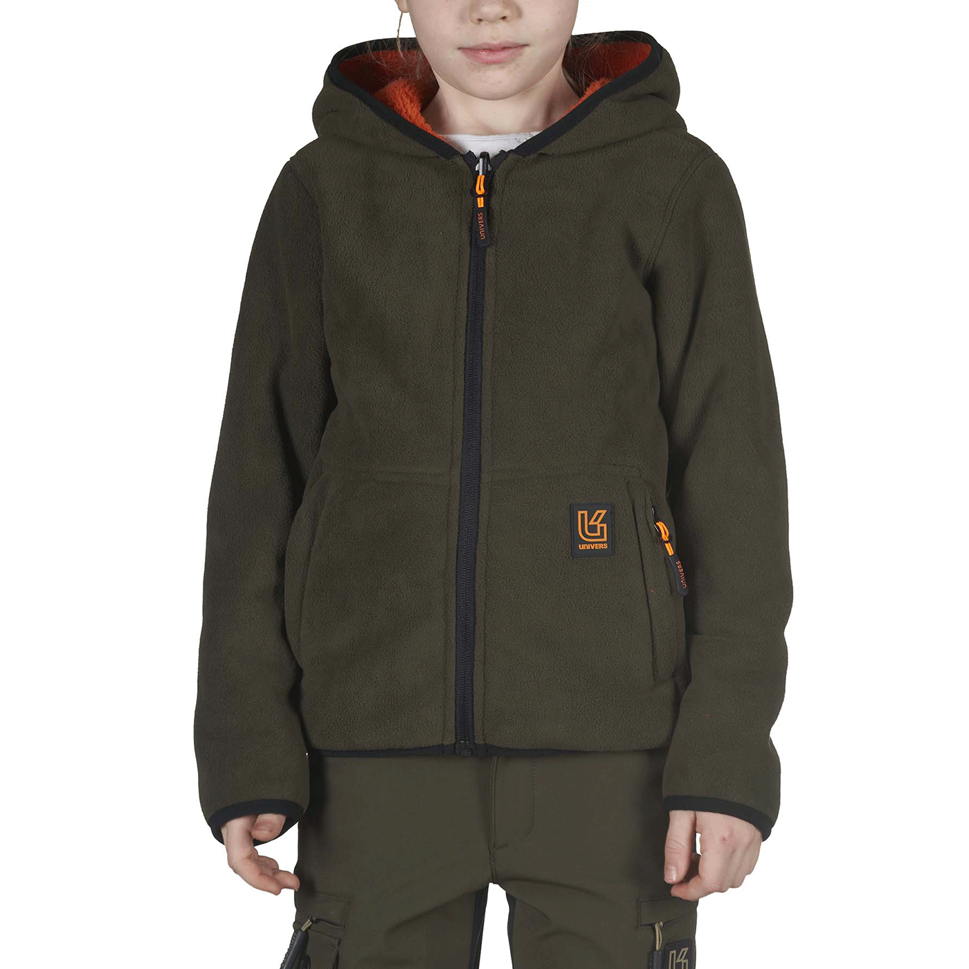 JACKET - UNIVERS - BOY/GIRL - DUBBED REVERSIBLE JUNIOR Green/Orange