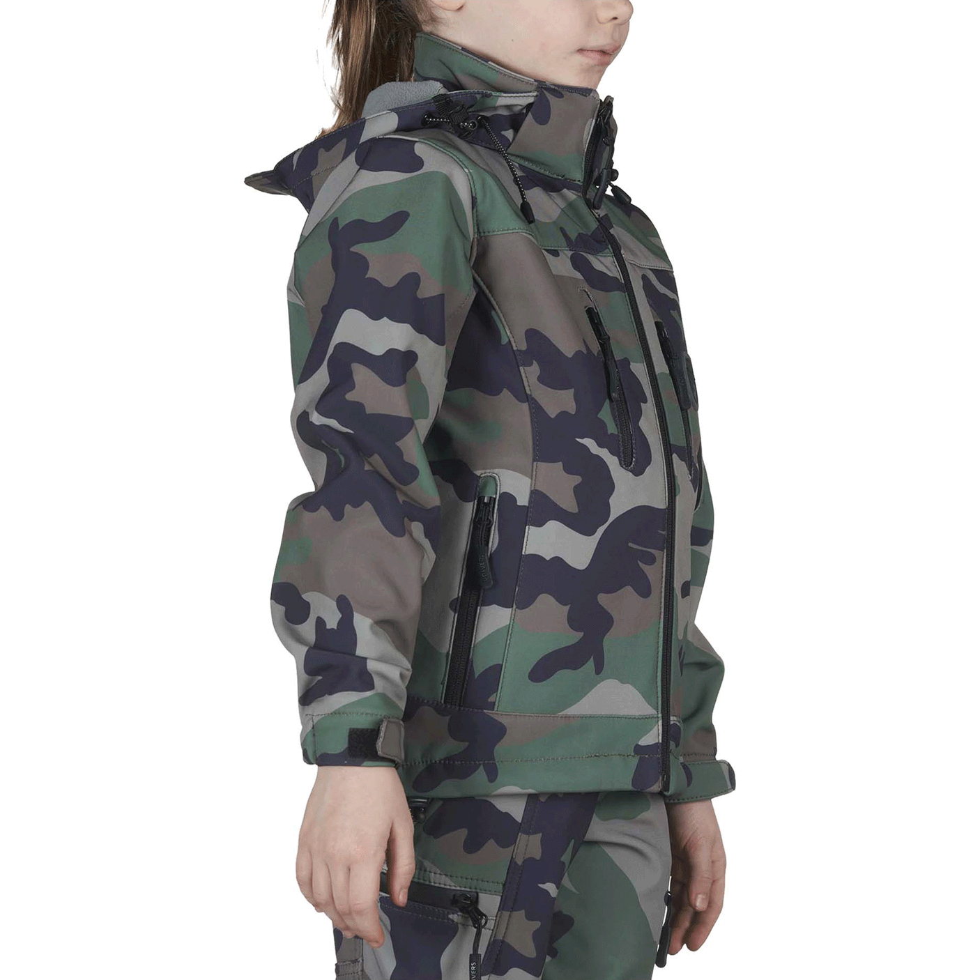 JACKET - UNIVERS - BOY/GIRL - U-TEX JUNIOR SOFTSHELL JACKET New Land Camo